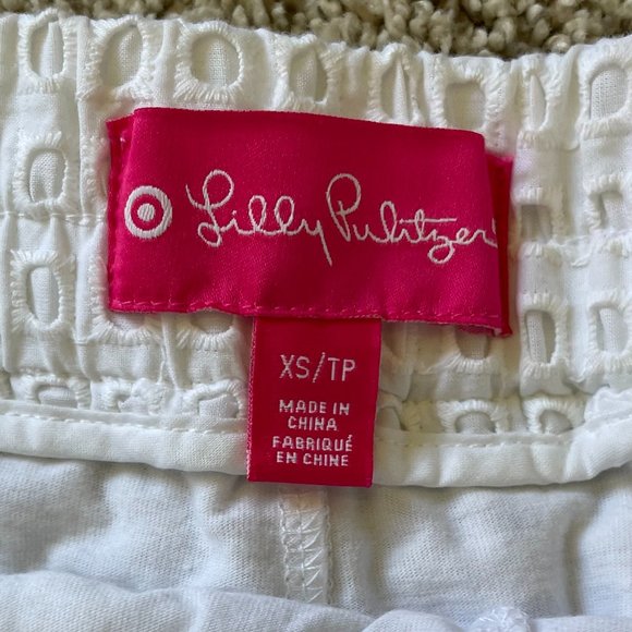 Lilly Pulitzer for Target White Eyelet Shorts - Picture 7 of 7